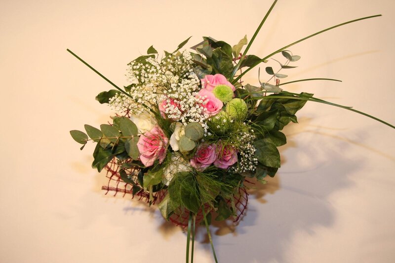Pink Rose Bouquet — Calm, Photograph, Roses