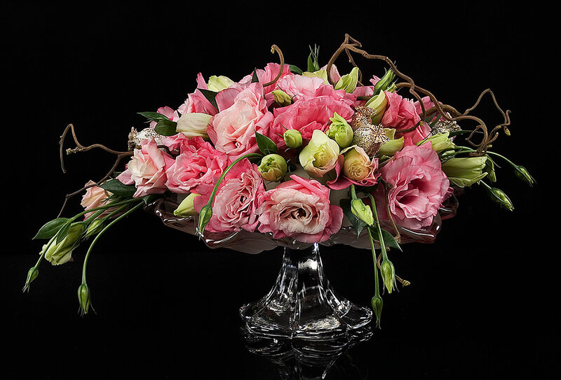 Pink Rose Bouquet — Dramatic