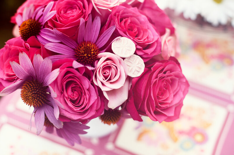 Pink Rose Bouquet — Festive, Photograph