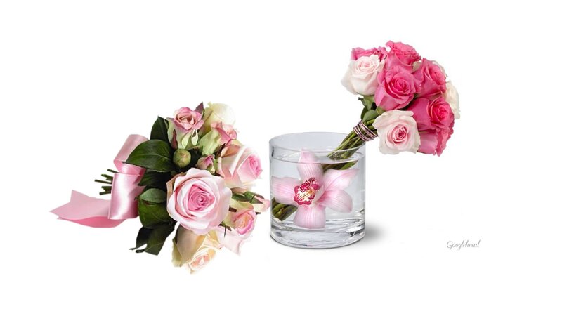 Pink Rose Bouquets — Serene, Photograph