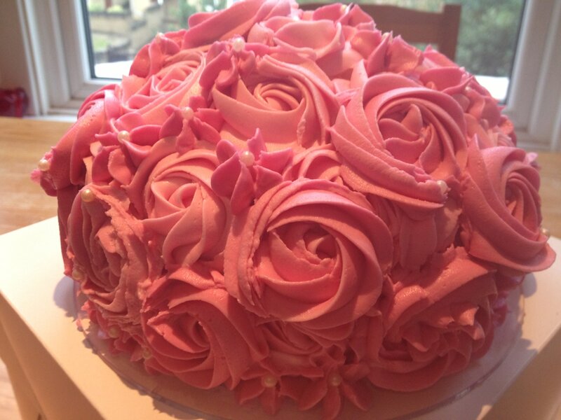 Pink Rose Cake — Calm