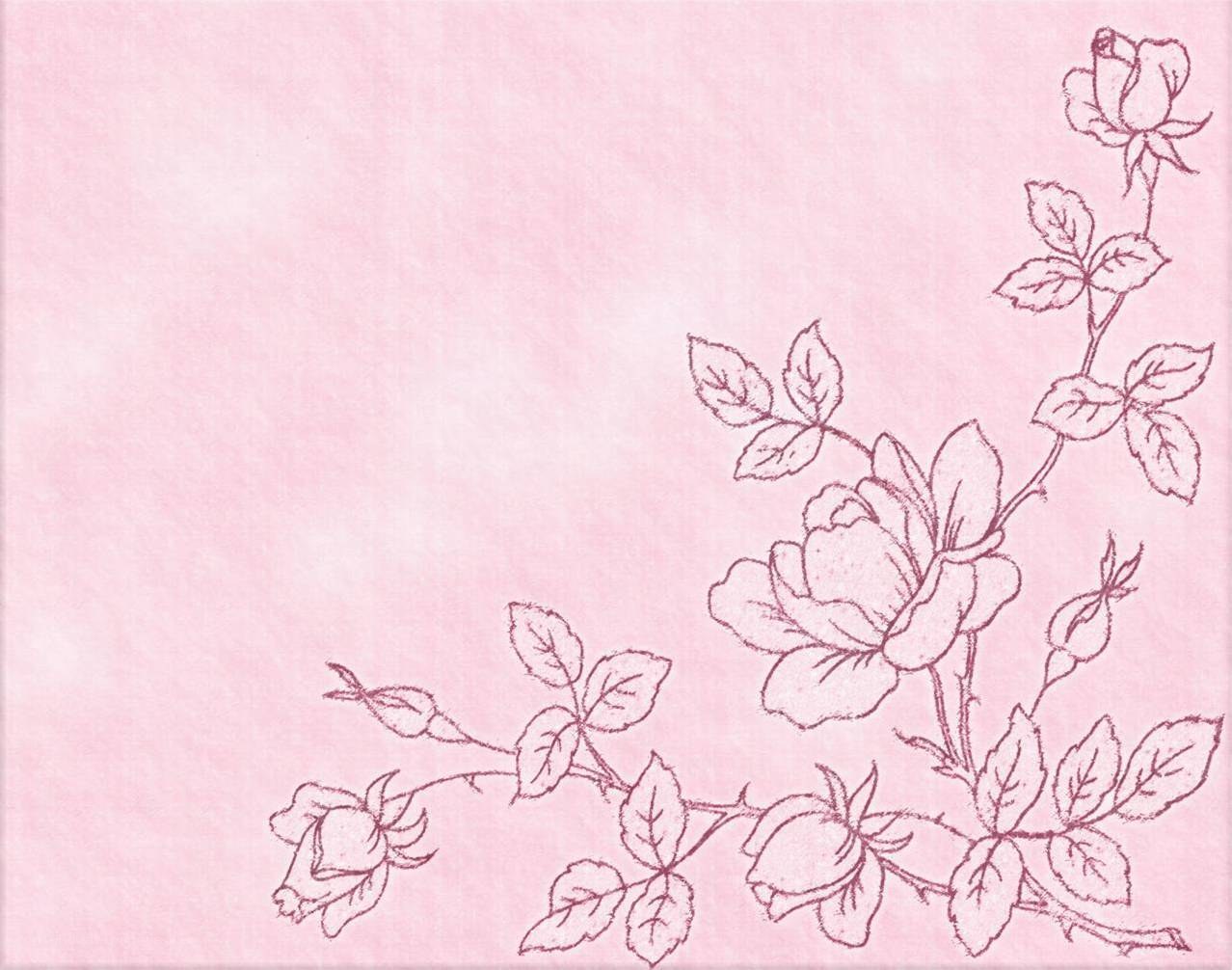 pink rose floral design