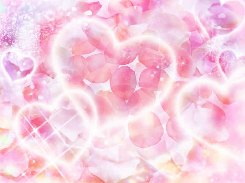 Pink Rose Petals — Dreamy, Digital Art