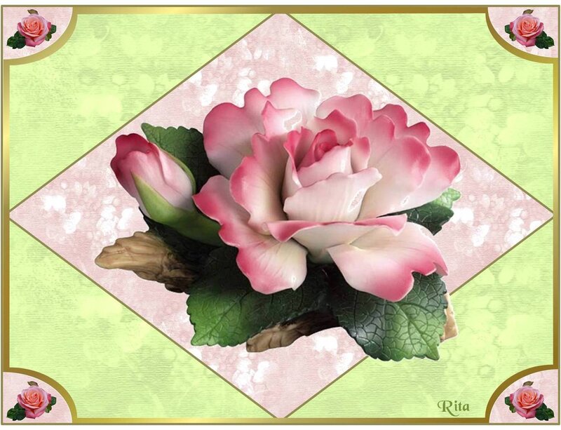 Pink Rose Sculpture