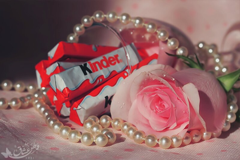 Pink Rose with Candy