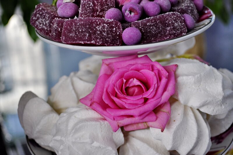Pink Rose with Sweets