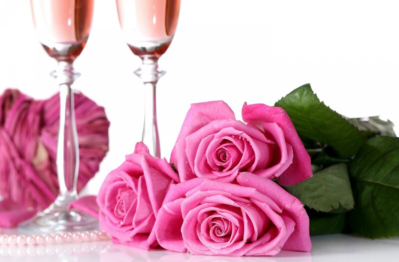 Pink Roses and Champagne