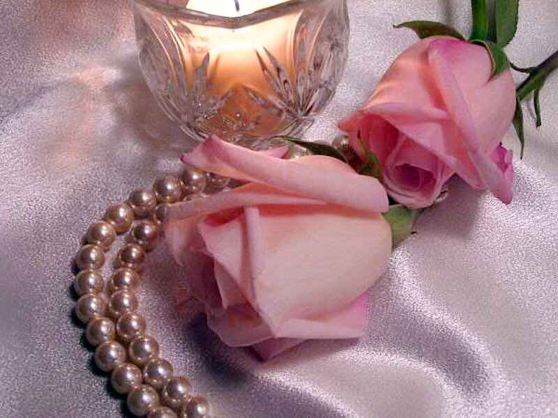 Pink Roses and Pearls — Serene