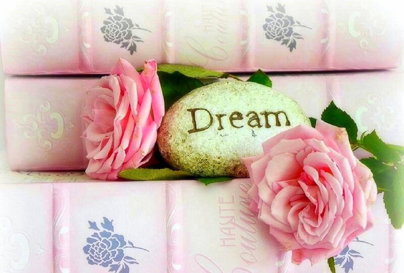 Pink Roses and Stone — Serene