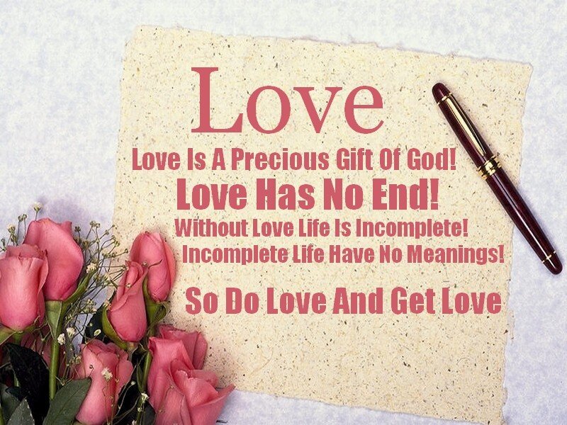 Pink Roses and Text