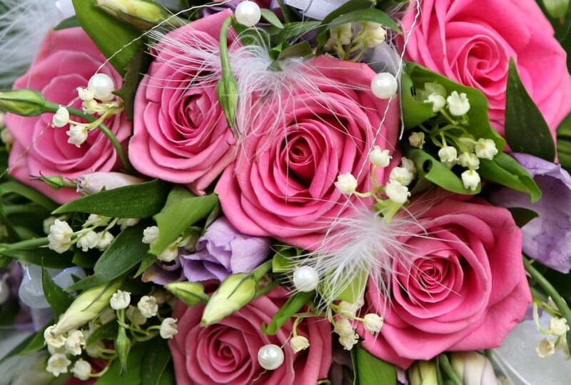 Pink Roses Bouquet — Elegant