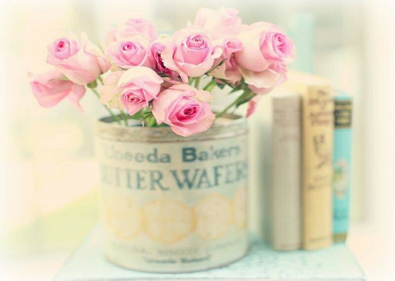 Pink Roses in Can