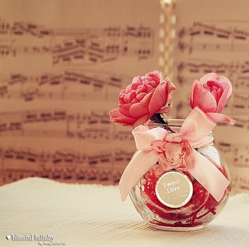 Pink Roses in Jar — Romantic