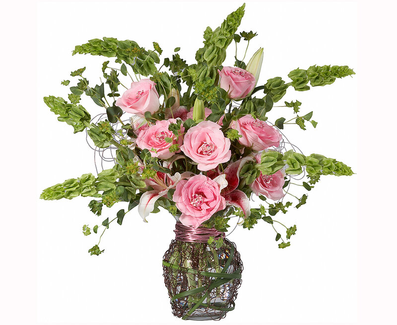 Pink Roses in Vase — Calm