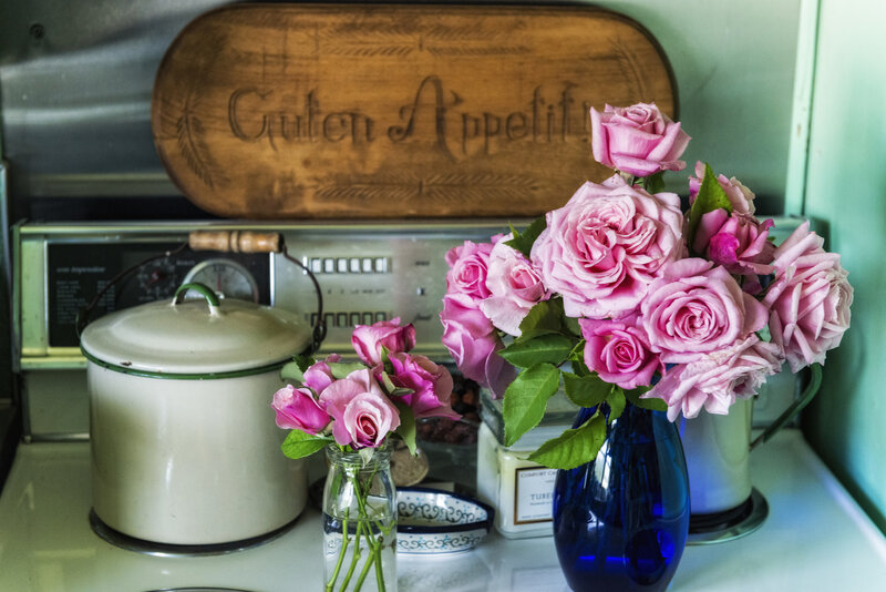 Pink Roses in Vases — Calm