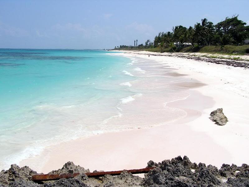 Pink Sand Beach — Blue, Serene