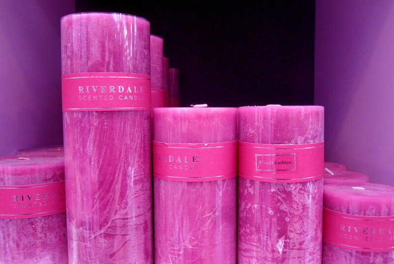 Pink Scented Candles