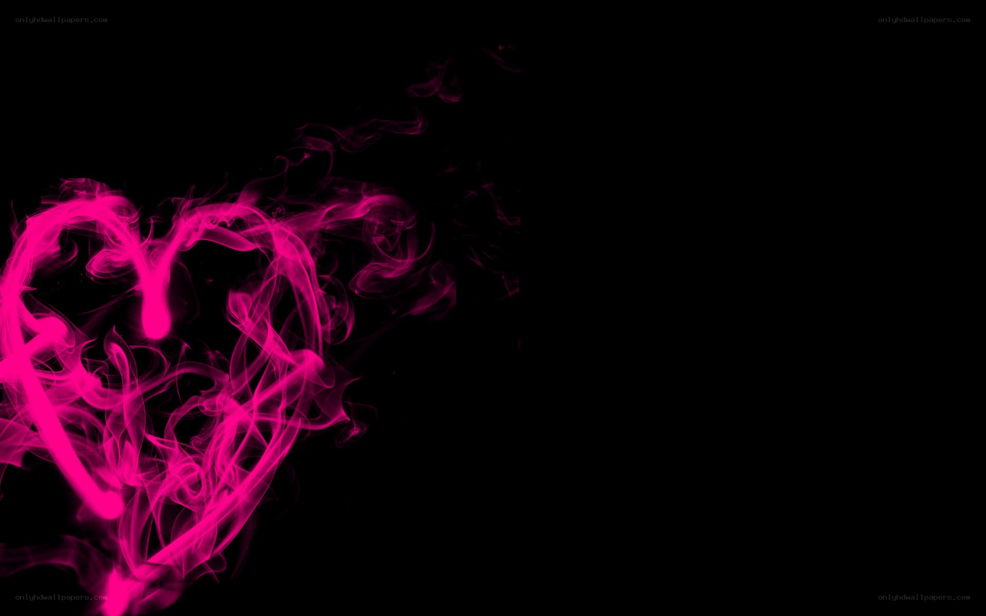 pink smoke heart