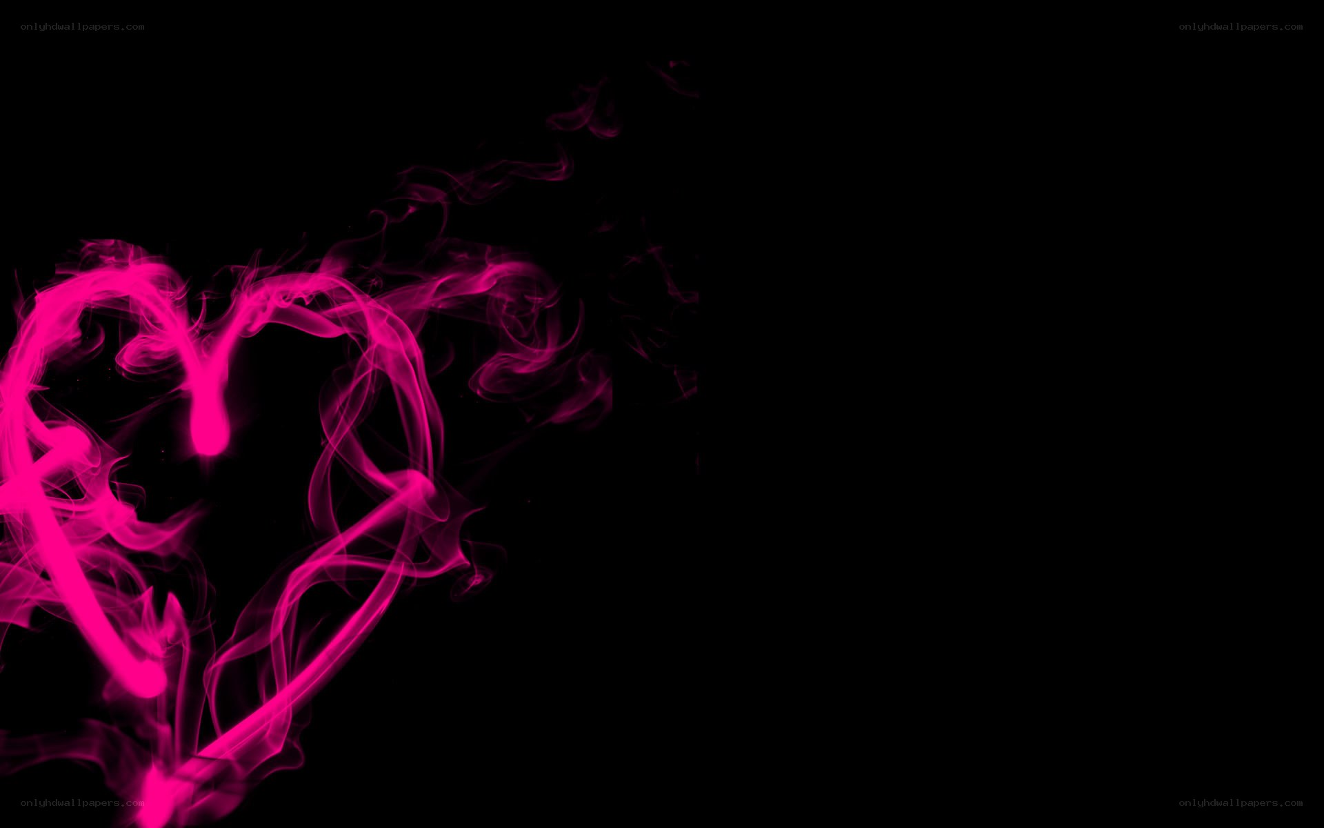 pink smoke heart