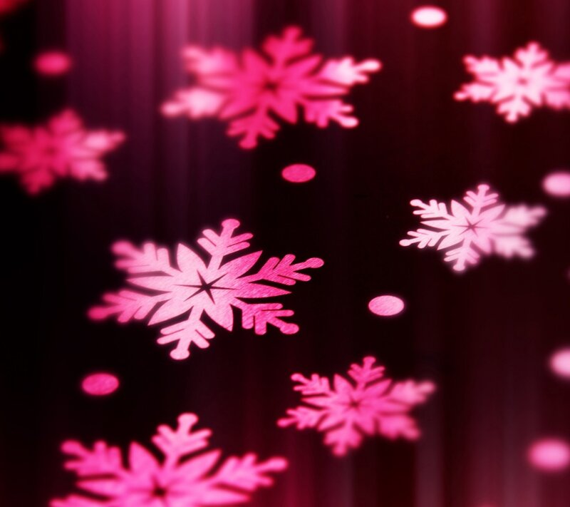 Pink Snowflakes