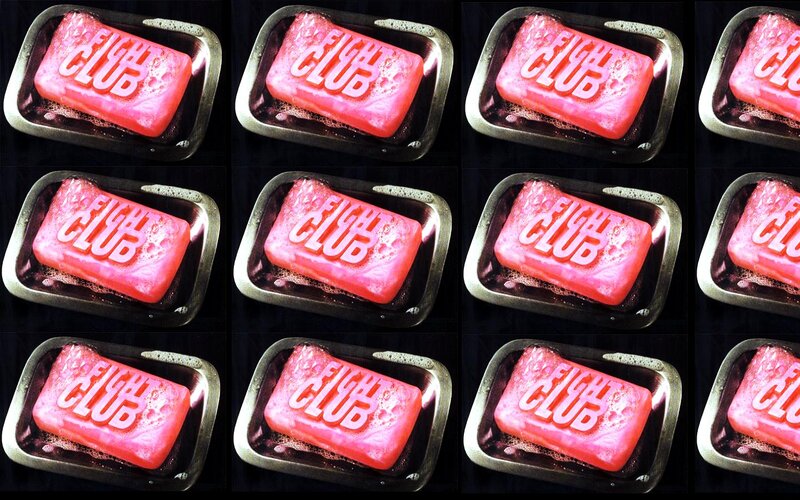 Pink Soap Bar in Tray