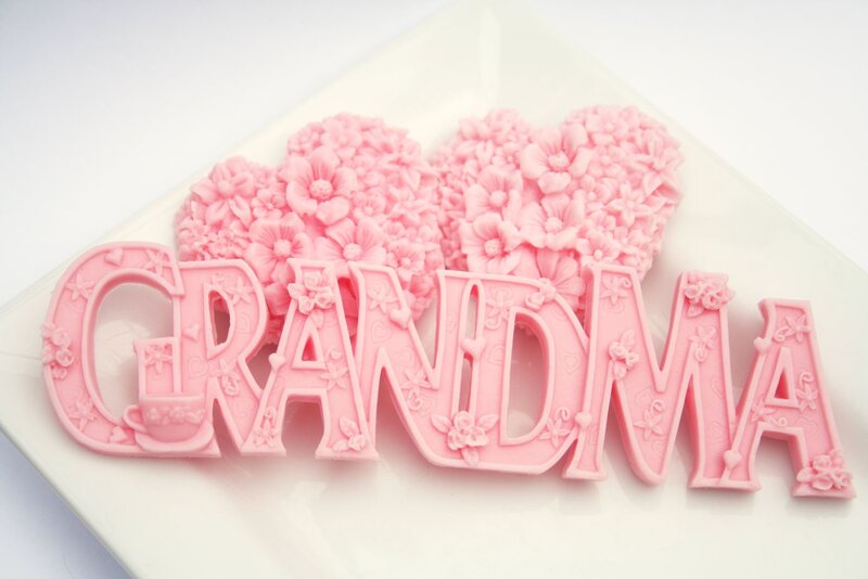 Pink Soap Letters