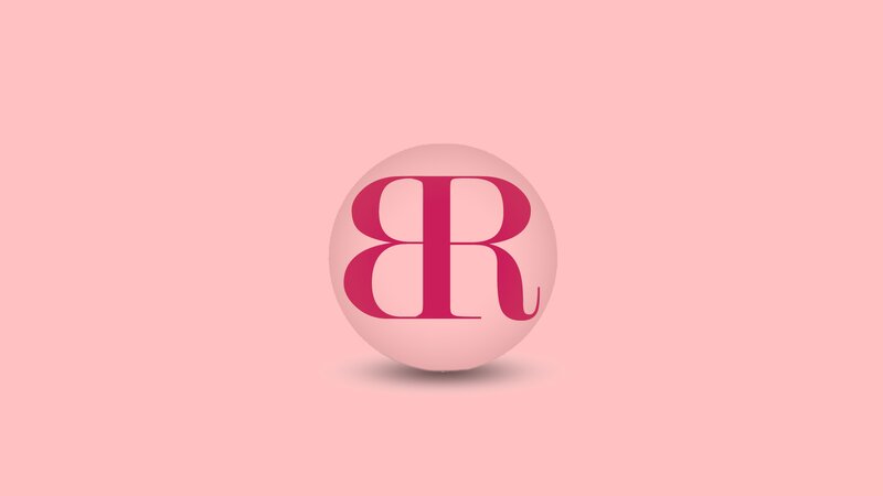 Pink Sphere with Letters