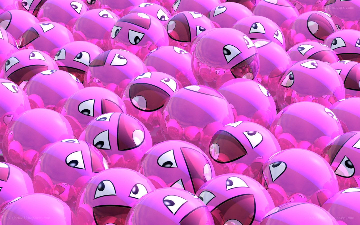 pink spherical creatures