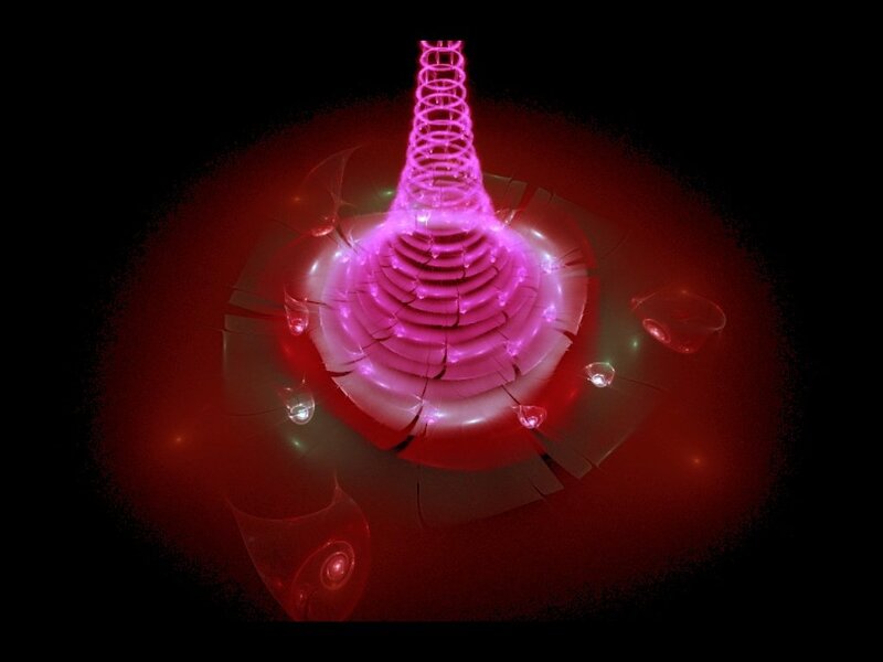 Pink Spiral Structure