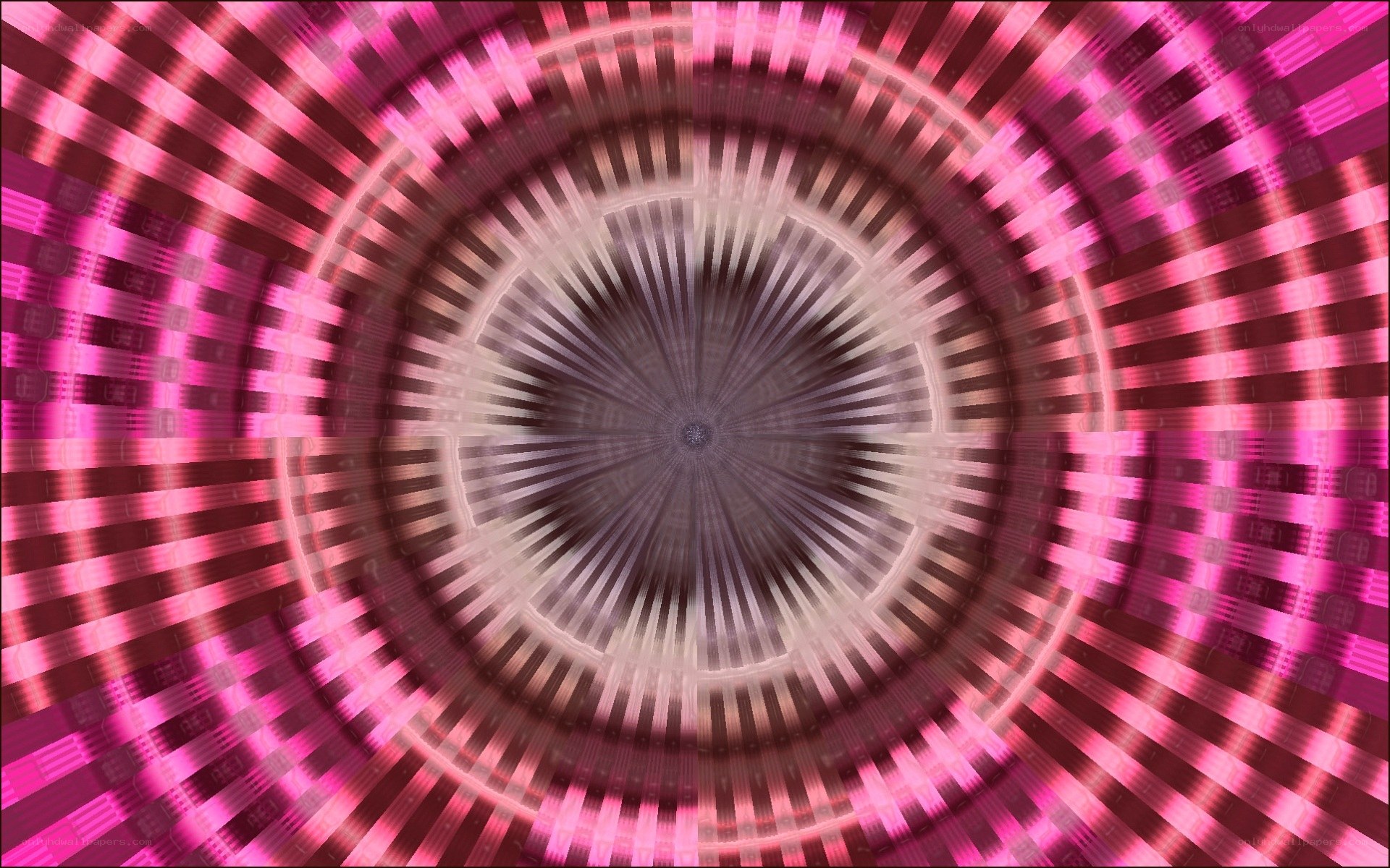 pink spiral tunnel pattern