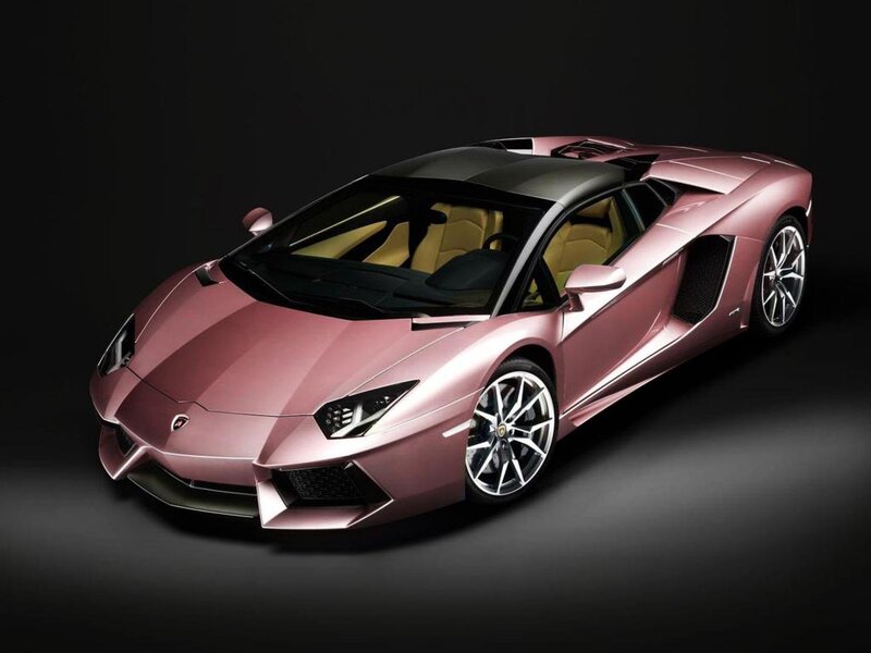 Pink Sports Car — Dramatic, Photograph
