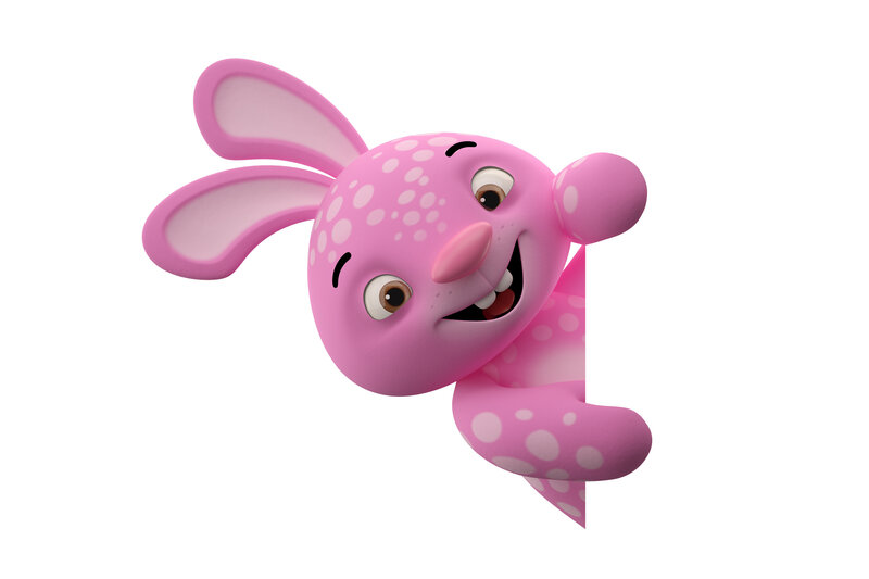 Pink Spotted Rabbit