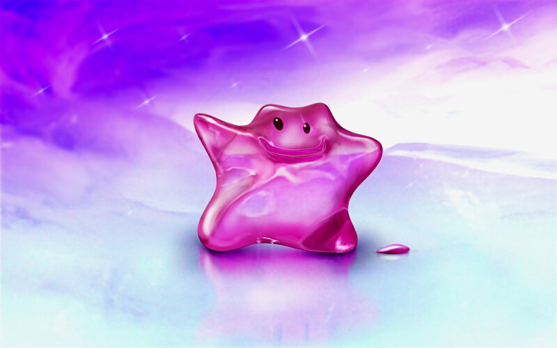 pink star creature