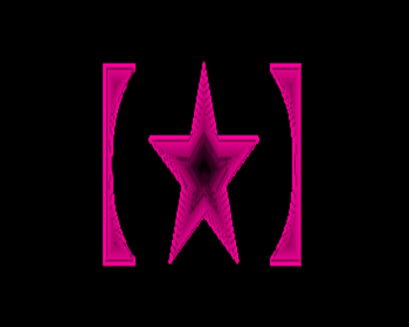 Pink Star in Brackets