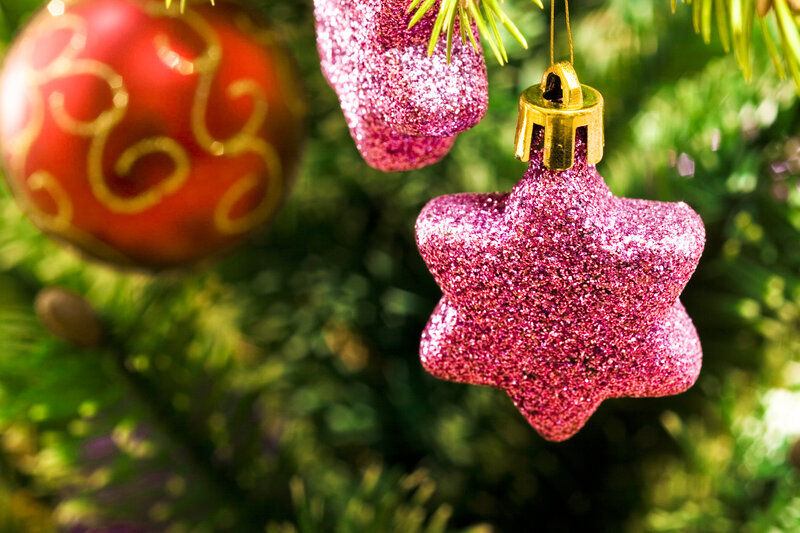 Pink Star Ornament