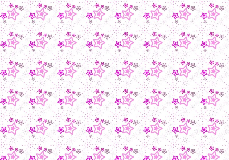 pink star pattern background