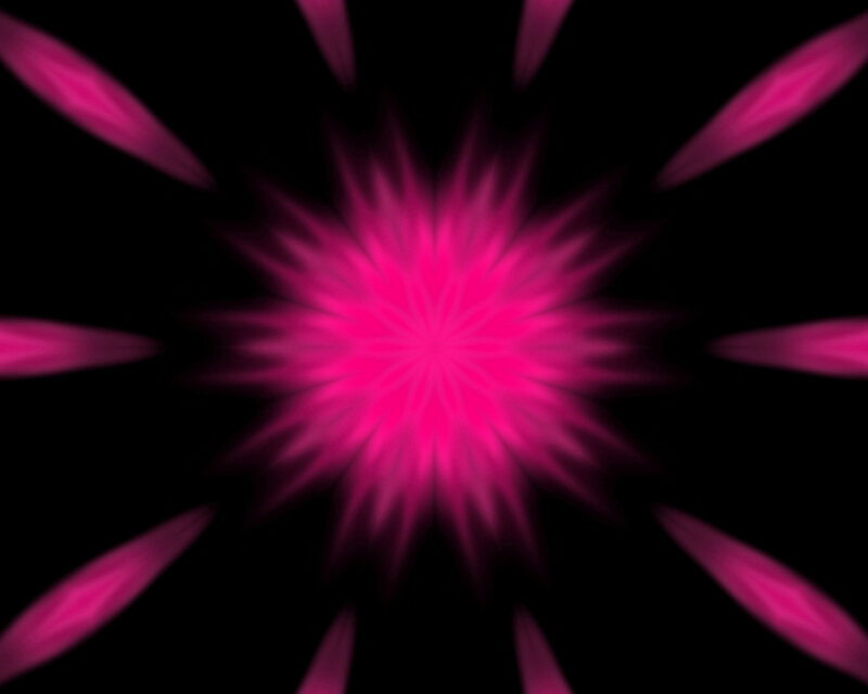 Pink Starburst Pattern — Dramatic