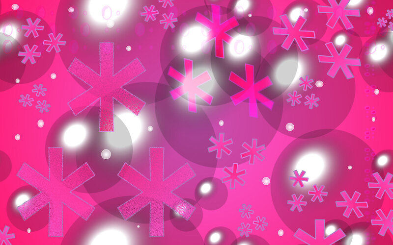 Pink Starburst Pattern — Vibrant
