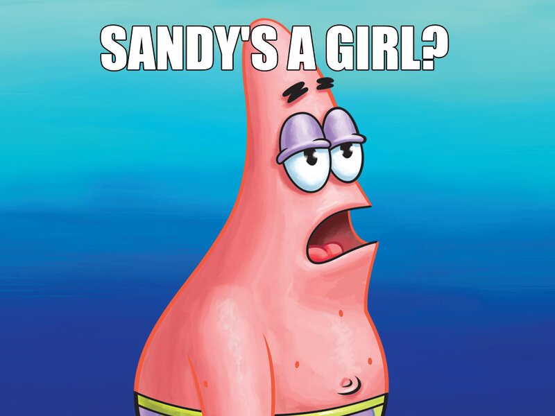 Pink Starfish Character