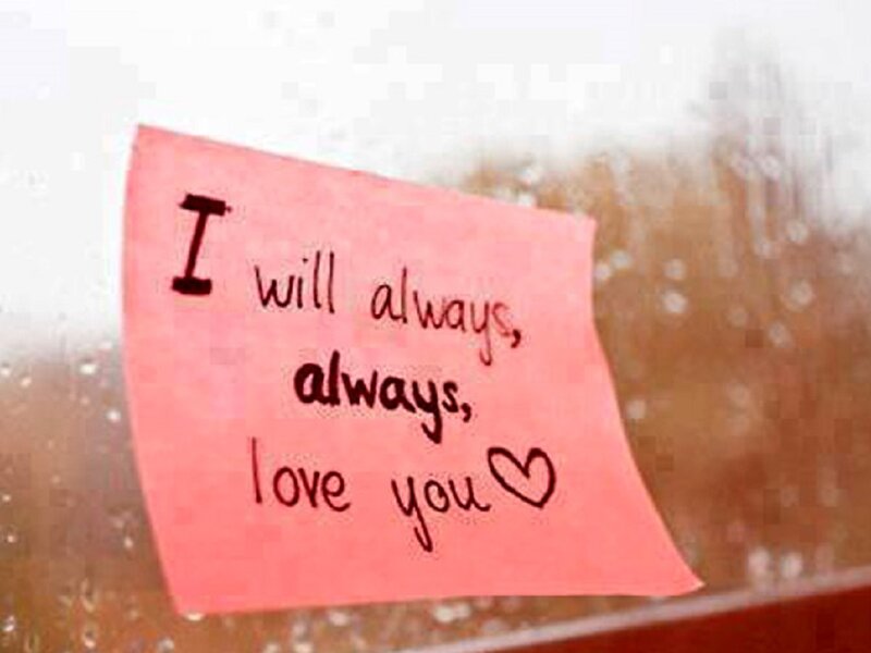 Pink Sticky Note — Romantic