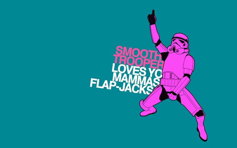 pink stormtrooper dancing