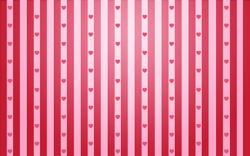 pink striped heart pattern