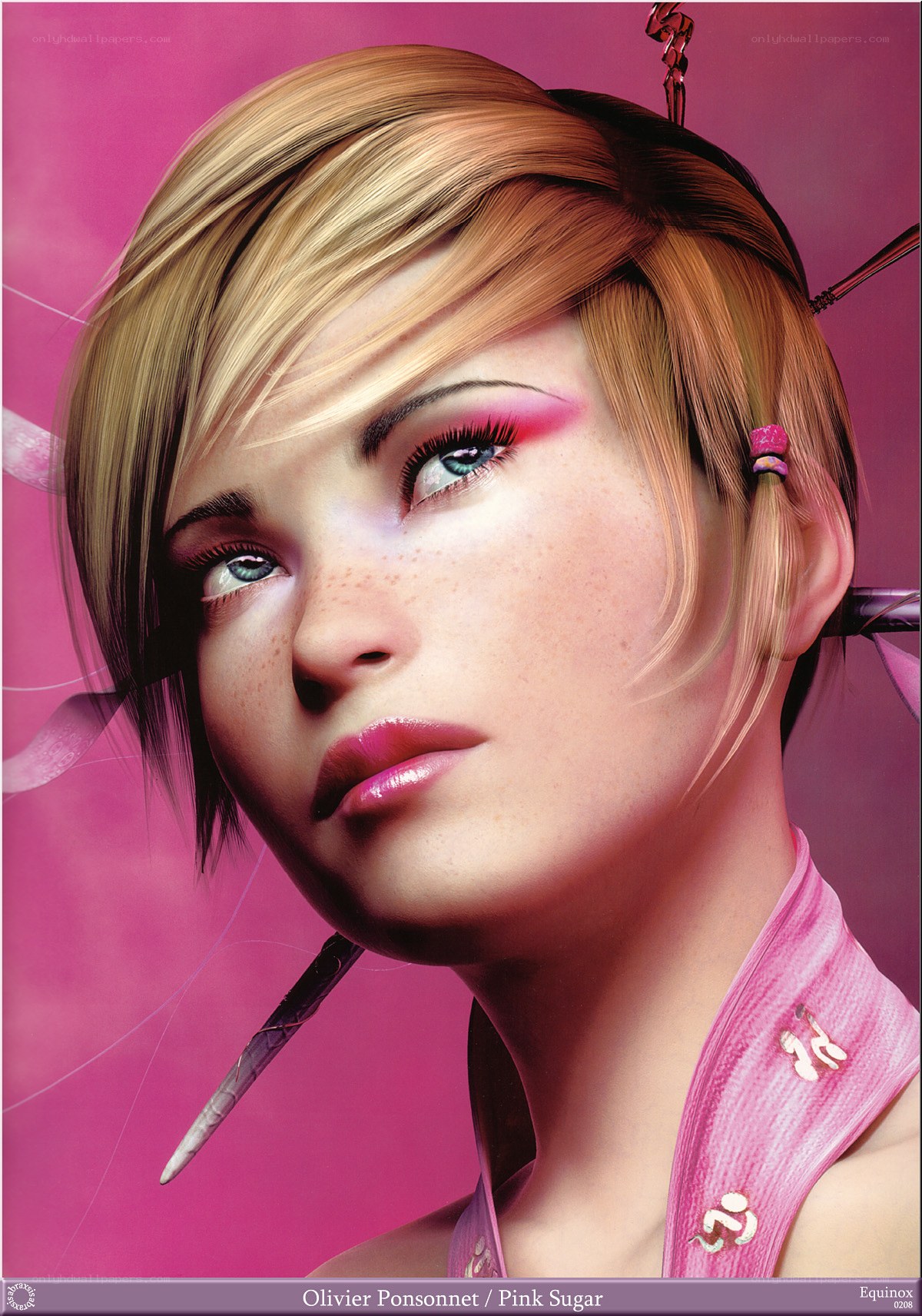 Pink Sugar character portrait