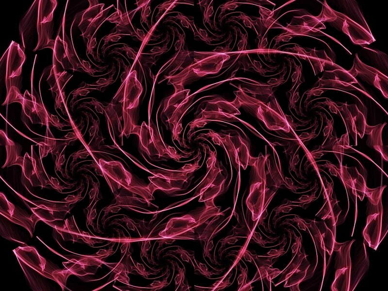 Pink Swirling Smoke