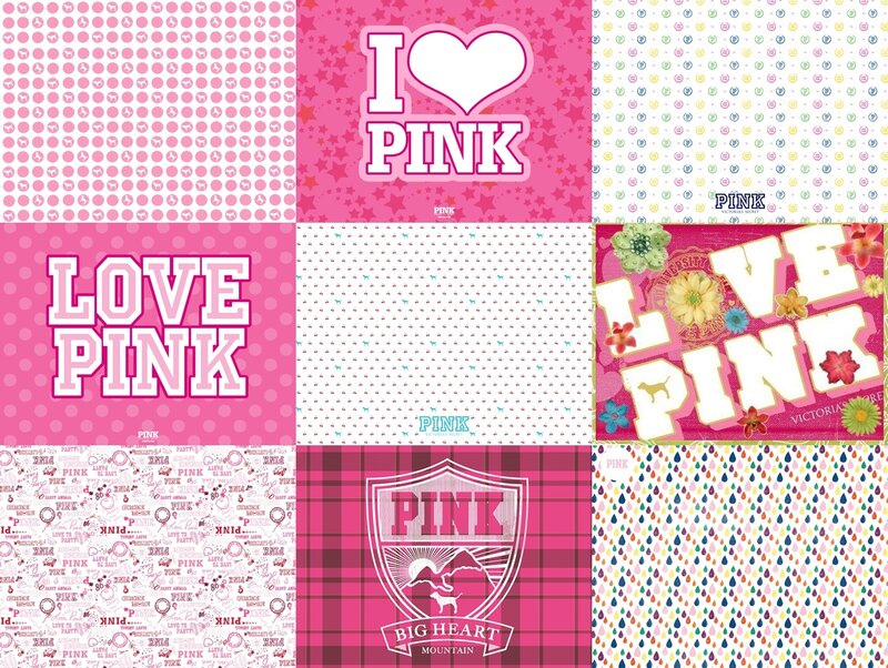 Pink-themed wallpaper collection