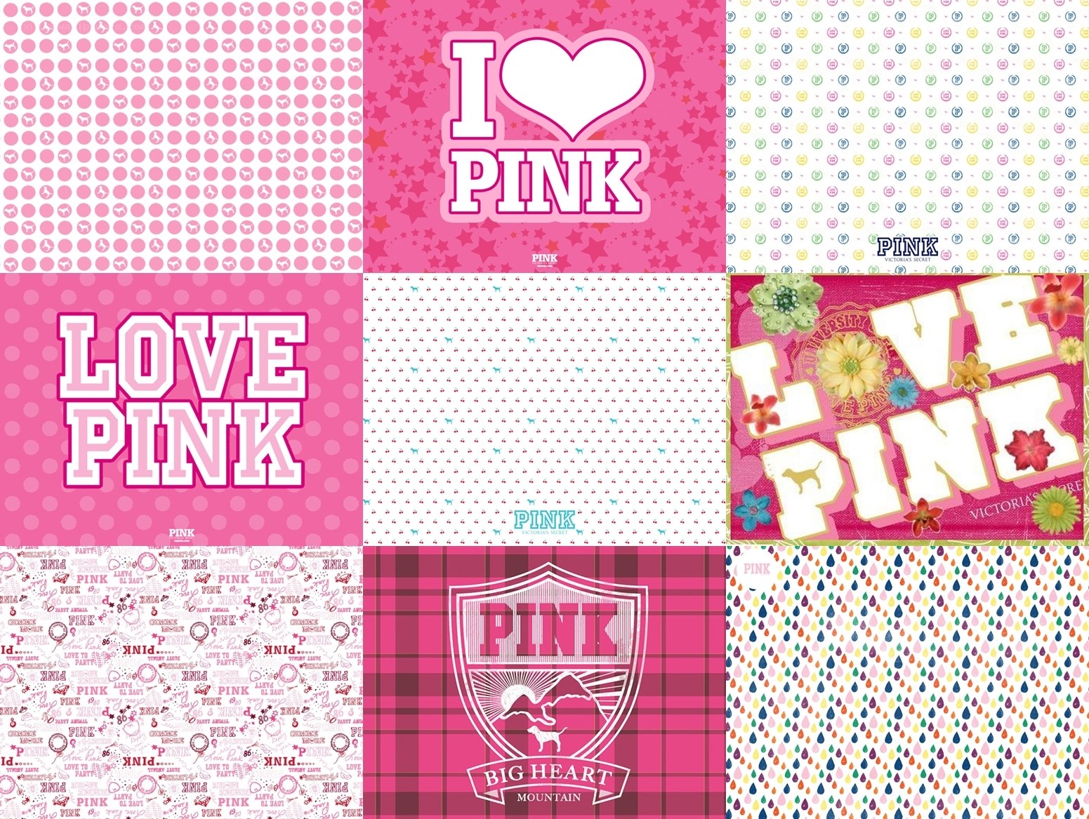 Pink-themed wallpaper collection