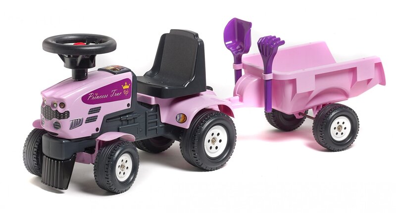 Pink Toy Tractor