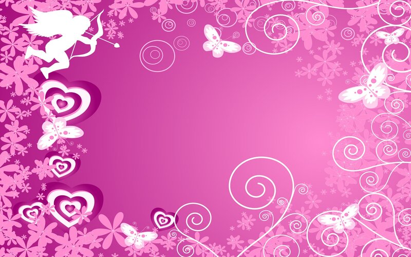 pink valentine's day background