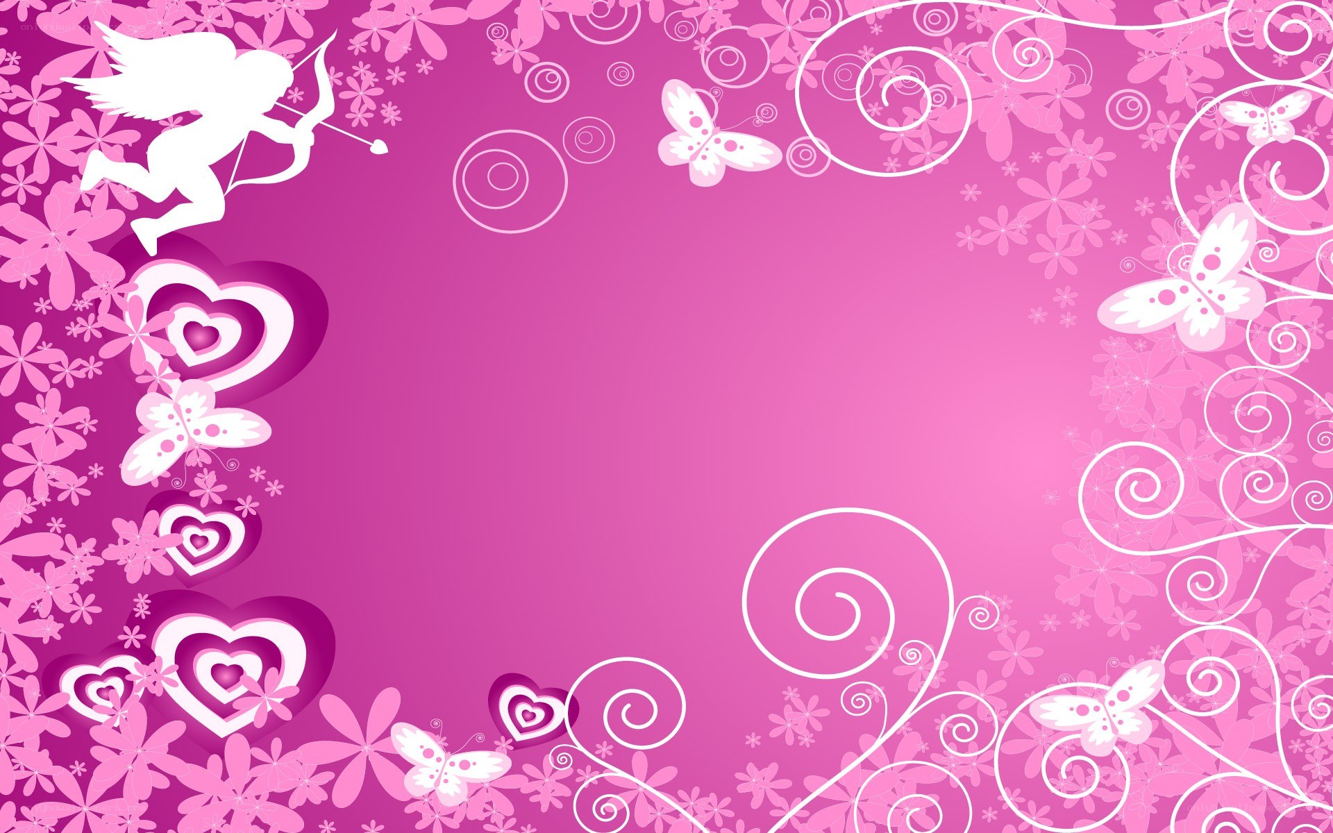 pink valentine's day background