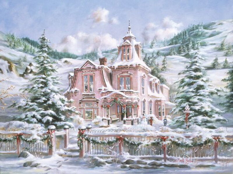 Pink Victorian House